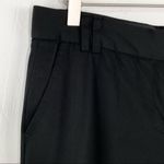 J.Crew Black Boot Cut City Fit Cuffed Dress Pants Petite 6 6P Photo 1