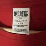 Victoria's Secret PINK  T-shirt Womens Med Red Wisconsin Badgers Campus Tee Photo 2