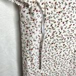 SheIn  Curve Ditsy Floral Short Sleeve Cottagecore Maxi Dress 0XL Front Slit Photo 8