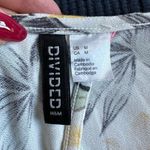 H&M Divided Multicolor Floral V-Neck Crop Top with Back Key Hole Photo 5