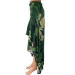 Beach Riot Rachel Green Leaf Print Floral High Low High Waisted Slip Skirt Sz L Photo 1