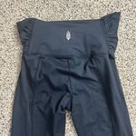 Free People Movement Leggings Size XS Black Crisscross Waist Hang Ten Cropped Photo 7