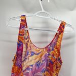 Vintage Solar Sun Thru Bathing Suit One Piece orange pink sheer Barbie 90s Size undefined Photo 4