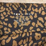 Tan + Lines Sport Sivan Ayla Leopard Print Doheny Biker Short Orange Photo 1