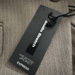 Express Studio Stretch classic corpcore pinstriped single-breasted blazer Size 6 Photo 9