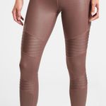 Athleta Blush Inclination Moto Shimmer Leggings S Photo 0