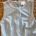 Casual Light Blue Denim Mini Dress Size M Photo 2
