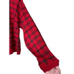 Christopher & Banks Vintage Christopher Banks Wool Blend Sweater‎ Cardigan Red Green Plaid M Photo 2