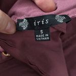 Iris B7 New Womens  Lace Up Dress Mauve Dusty Rose Size Small Photo 4