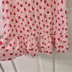 Jessica Simpson Strawberry Printed White Mini Dress Photo 5