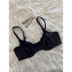 SKIMS  Fits Everybody Lace Underwire Bra Onyx Size 36D Photo 2