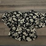 Marc New York  Black and Cream Floral Blouse Photo 3