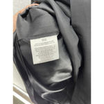 BCBGMAXAZRIA BCBG Grey Black Tiered Dress Short Sleeve Puffed Sleeve Size 0 Photo 5