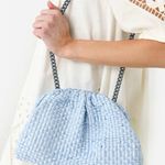 Maria La Rosa game clutch bag NEW Blue Photo 0