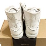 Zadig & Voltaire NIB  High Flash Sneaker Studded High Top White Leather 41 US 10 Photo 2