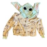 Star Wars Pajama Long Sleeve SZ SM Baby Yoda GROGU Hooded Blanket Sleeper Photo 4