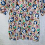 Banana Republic  Floral Print Long Sleeve Button Up Shirt Dress size 6 Photo 4