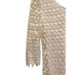 Velvet by Graham Spencer Crochet Mini Dress Women Size Small White Lace Boho Photo 4