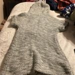 Abercrombie & Fitch  Short Sleeve Hooded Gray Cable Knit Sweater Sz Medium Photo 1