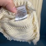 New BiBi Boutique Cream Textured Sleeveless Sweater Vest | Size XL White Photo 8