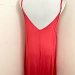 Venus  Coral Beachy Rayon Tank Maxi Dress M Photo 1