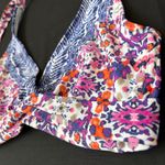 Athleta  Halter Bikini Top 32‎ D/DD Floral Print Swimsuit Beach Vacation Photo 1