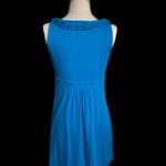 Ann Taylor #42 Loft () Women's Blue Empire Waist Sleeveless Sundress Photo 1