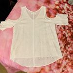 Mustard Seed White Cold Shoulder Top Photo 4