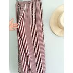 J.Crew  | NWT Collection cropped Stratus pant with sequins red multi stripe Sz 8 Photo 8