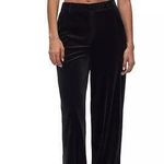 Good American Velvet Wide-Leg Pant in Black Photo 0