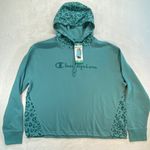Champion NWT  Hoodie Pullover Leopard Print Trim Sweatshirt Activewear‎ XL Photo 0