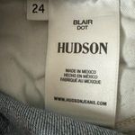 Hudson Jeans Hudson Blair Jeans 24 High Rise Skinny in Dot Wash Raw Hem NWT Medium Wash Photo 10