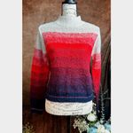 American Eagle Red Ombre Long Sleeve Mock Neck Soft  Outfitters Sweater size M Photo 5
