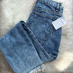 American Apparel NWT  the High-Waist Jean Frayed Hem  Size:29  Waist:Approx 15 inch flat  Inseam 28 inch  No refunds or cancellations  Photo 0