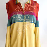 Christian LaCroix  Colorblock‎ Metallic Cardigan Photo 0