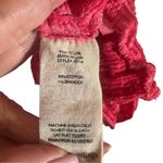 Soft Surroundings Red Short Sleeve Textured Asymmetrical Hem Blouse Women Sz S Photo 7