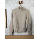 Evereve  Capri Oatmeal Raglan Sleeve Mockneck Pullover - Size - XS Photo 7