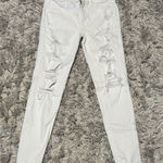 American Eagle Jeans White Size 2 Photo 0