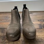 Sorel  Emelie Waterproof Leather Chelsea Boot in Quarry 5 Photo 4