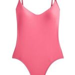 J.Crew NWT  Scoop Neck One Piece Barbie Pink Full Coverage Swimsuit Size 22 Photo 0