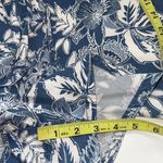 American Eagle Blue & White Tropical Floral Print High Rise Shorts Photo 9