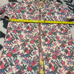 Handmade Floral Quilted jacket reversible long sleeve mixed patterns patchwork buttons Photo 6