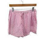 Eberjay Eberjey Organic Sandwashed Cotton Pink Stripe Pajama Set Top & Shorts Size S Photo 5