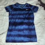 Nike  dri fit tie die short sleeve blue shi… Photo 1