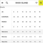 River Island  White High Waist Denim Shorts Photo 7