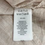 Elie Tahari New Tahari Essentials 100% Linen Neutral V-Neck Sleeveless Tank Top Photo 10