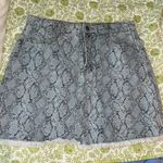 These Three Boutique Denim Snake Skirt Photo 1