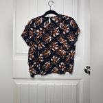  Madewell Duskblossom Shirred Short Sleeve Floral Top Photo 3