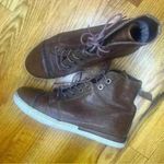 Stuart Weitzman  Brown Leather Combat Ankle Chelsea Boot Size 7M Photo 9