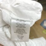 Heartloom Eyelet Puff Sleeve Smocked Tiered Ruffle Mini Dress White size Small Photo 9